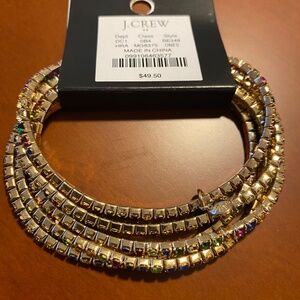Jcrew layered chain bracelet